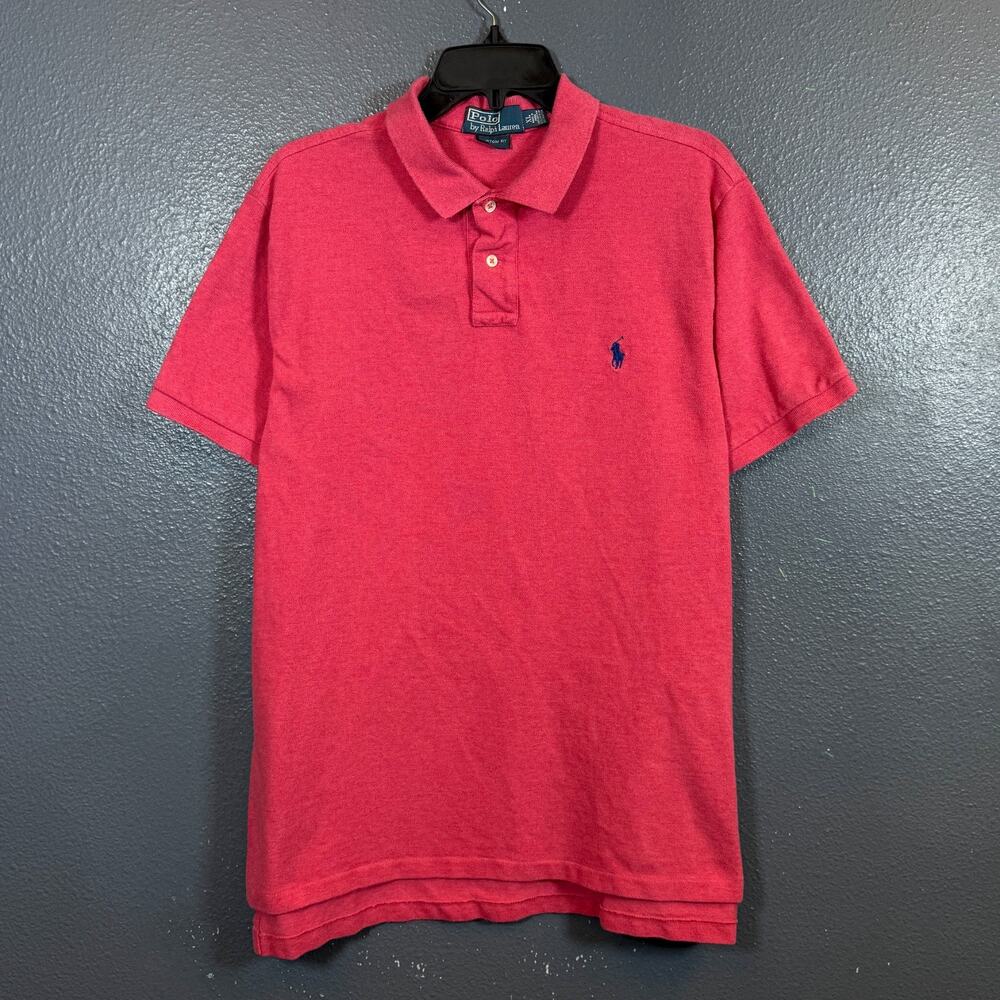 PINK Polo Ralph Lauren XL men’s Custom Fit golf polo top t-shirt